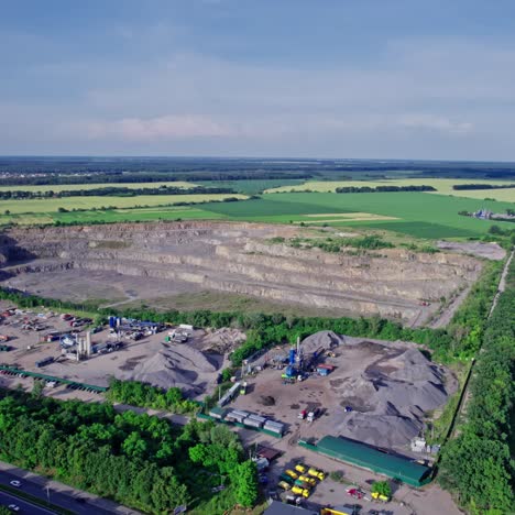 excavating granite in the granite fields
