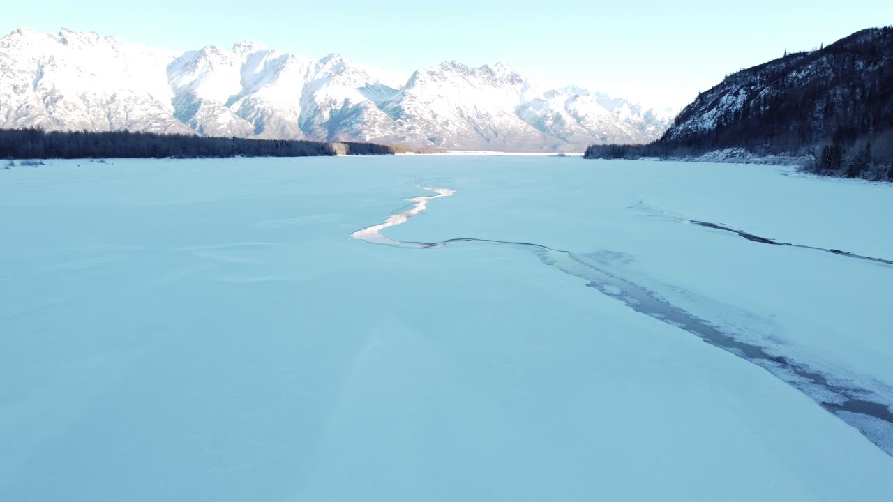 knik 강의 4k 공중 비디오