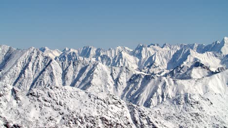 wild mountain range with beautiful mountain panorama