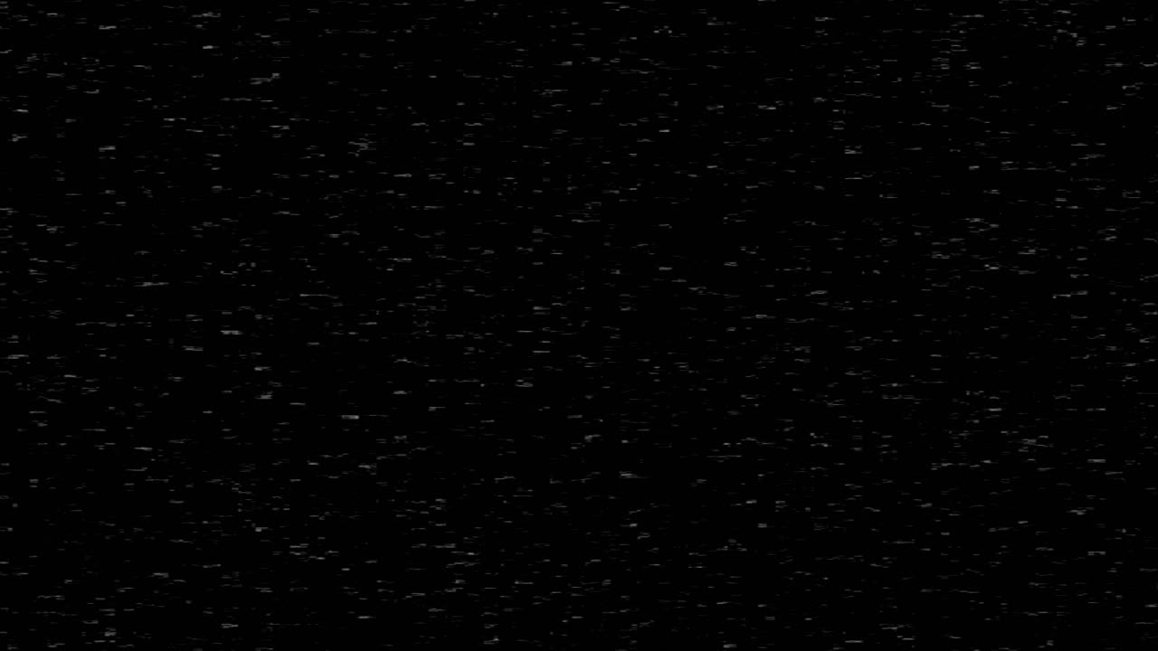 Vintage film effect with authentic-looking dust particles and subtle scratches on an isolated black background. Seamless loop for creating a retro or damaged film look. Use as an overlay