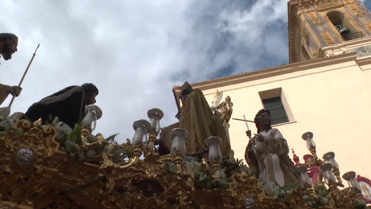 Religious Procession in Front of a Church
