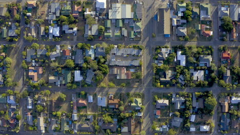 aerial view of a residential neighborhood