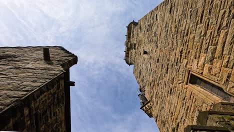 view of the monument from below