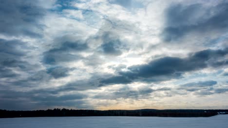 simultaneous movement of clouds of different levels, time lapses, video loop