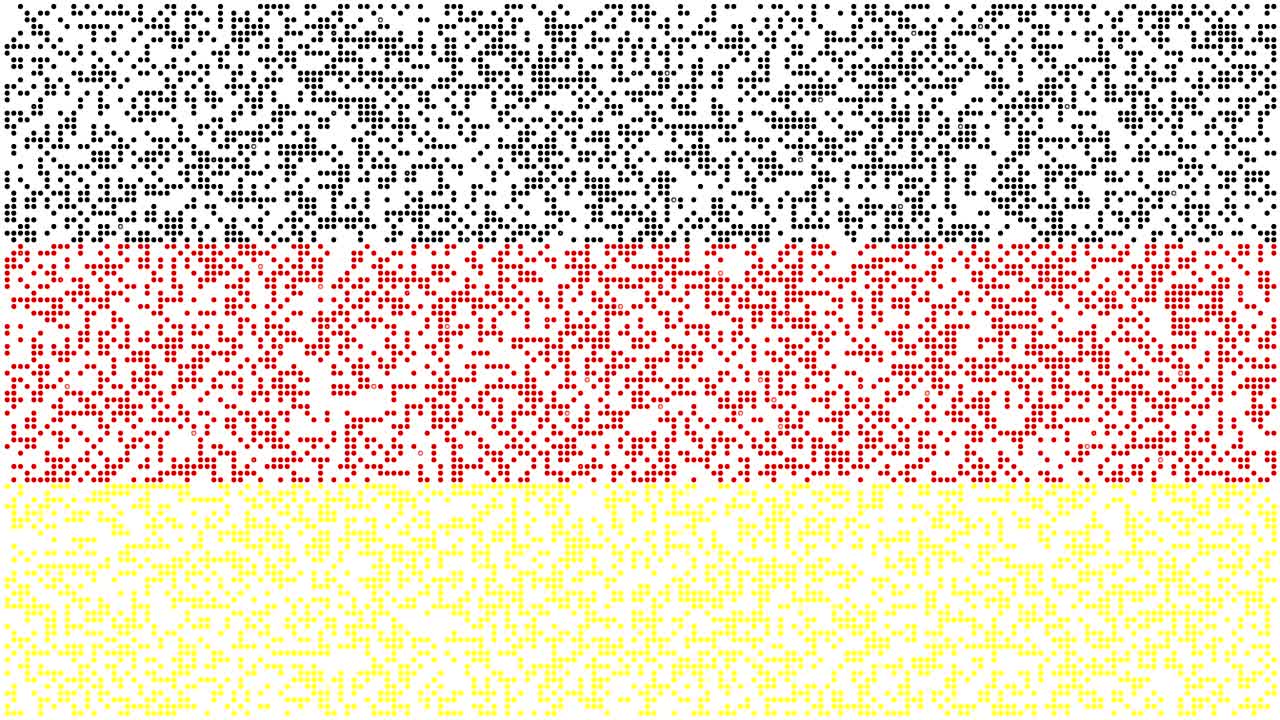 Flag of Germany (dot flag, alpha channel)