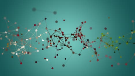 fantástica animación del plexo con triángulos brillantes en cámara lenta, 4096x2304 bucle 4k