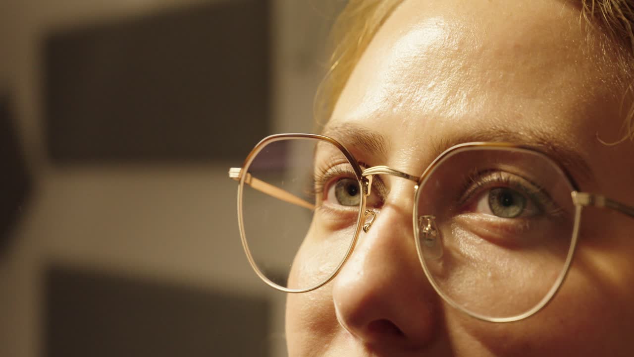 Calm Expression in Soft Studio Light, Symbolizing Intelligence, Vision, and Digital Presence