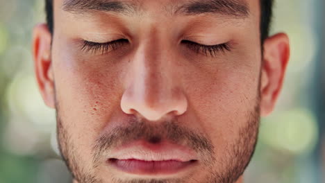 close-up portrait of a smiling man