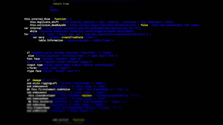Animazione di elaborazione dati digitali su sfondo nero