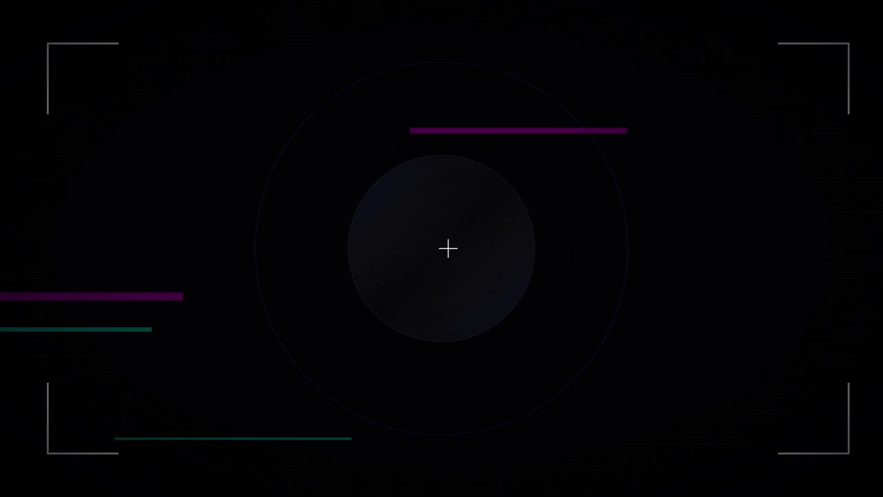 Digitale Kamera-Sucher-Interface mit Glitch-Effekten
