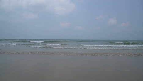 tropical beach with blue sky