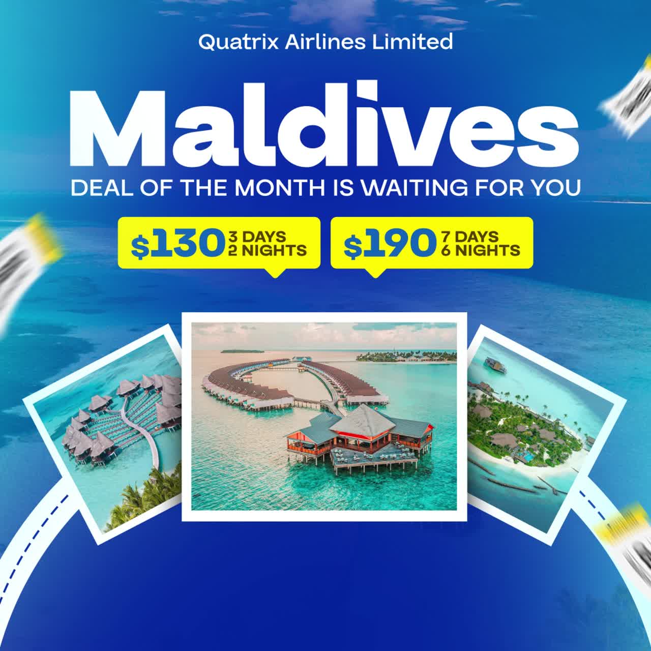 Maldivene Reisetilbud Kampanje Sosialt Medieinnlegg