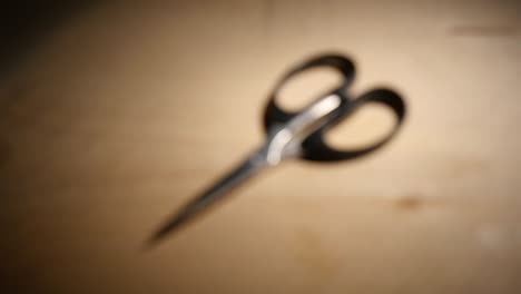 focusing scissors shot