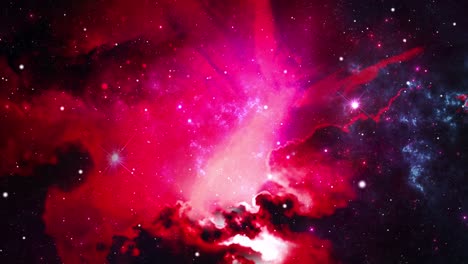volando en la nebulosa de orión 4k es imágenes en movimiento para películas científicas y cinematográficas en el fondo del bucle espacial