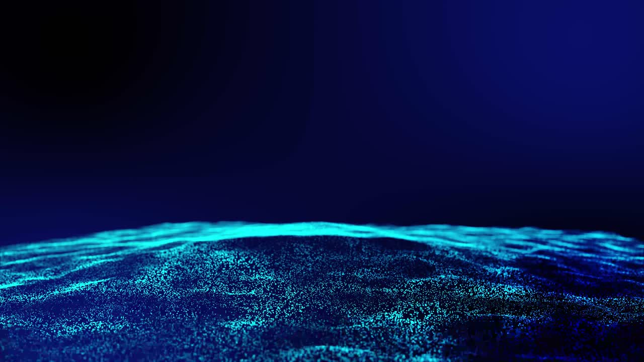 Abstract blue digital wave background