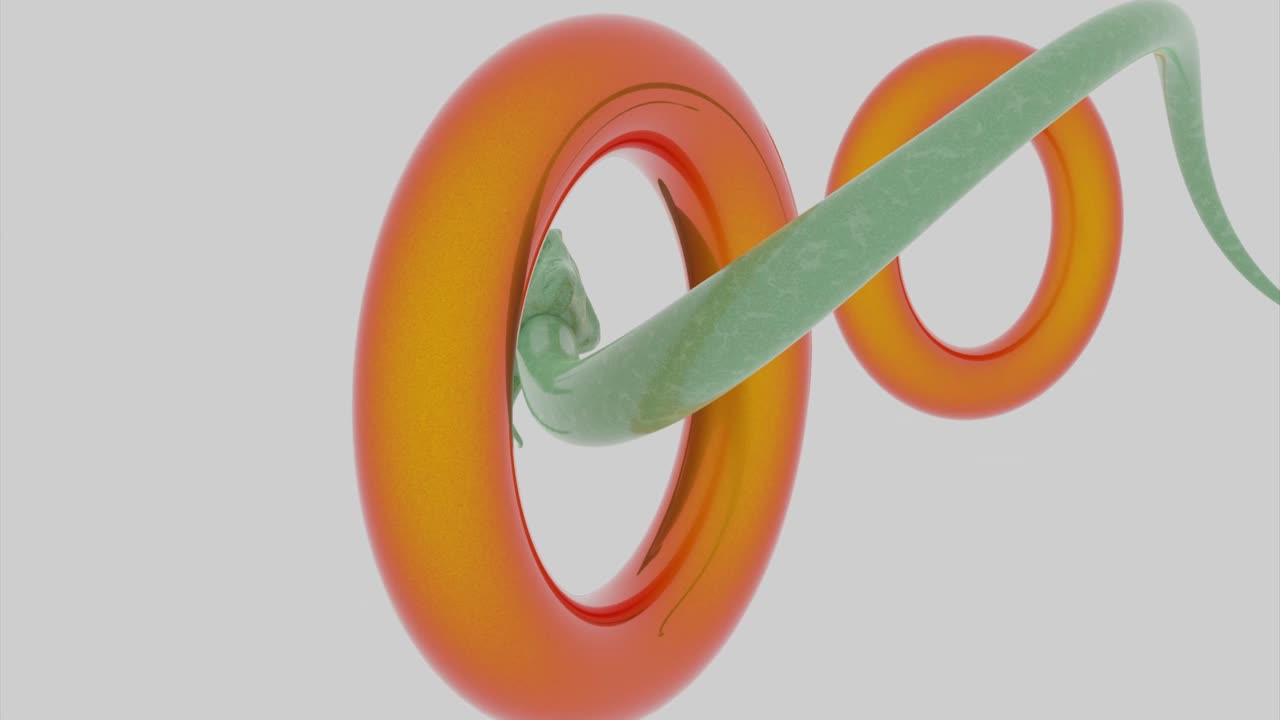 반지와 함께 추상적인 드래곤 디자인