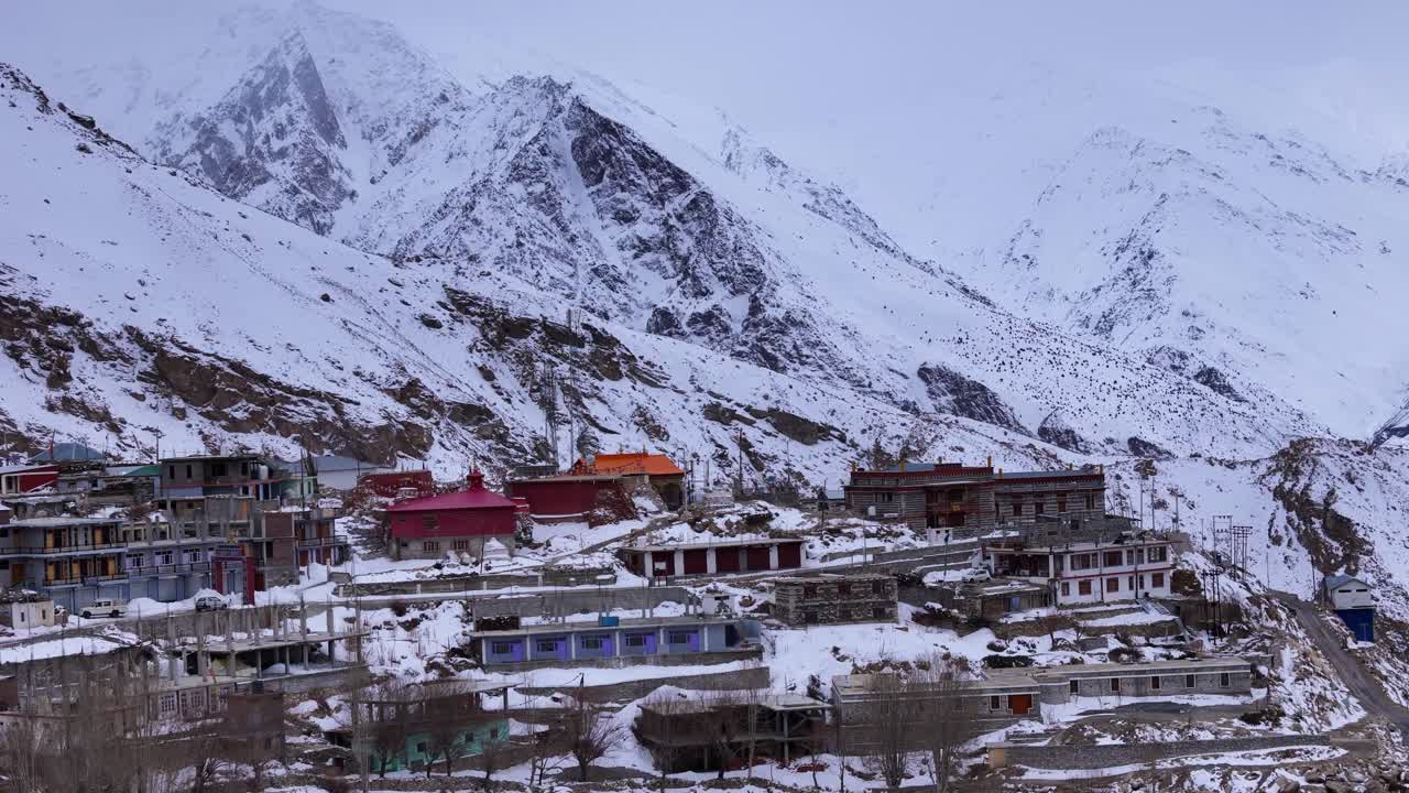 Winter Monastery in the Himalayas