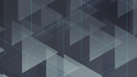 fondo abstracto con formas de triángulo. abstracto limpio, simple y brillante animación de fondo. hermoso diseño de movimiento. los conceptos de negocios, finanzas, tecnología, futurista, internet, datos, fibra óptica, edu, web, móvil, elementos loopables