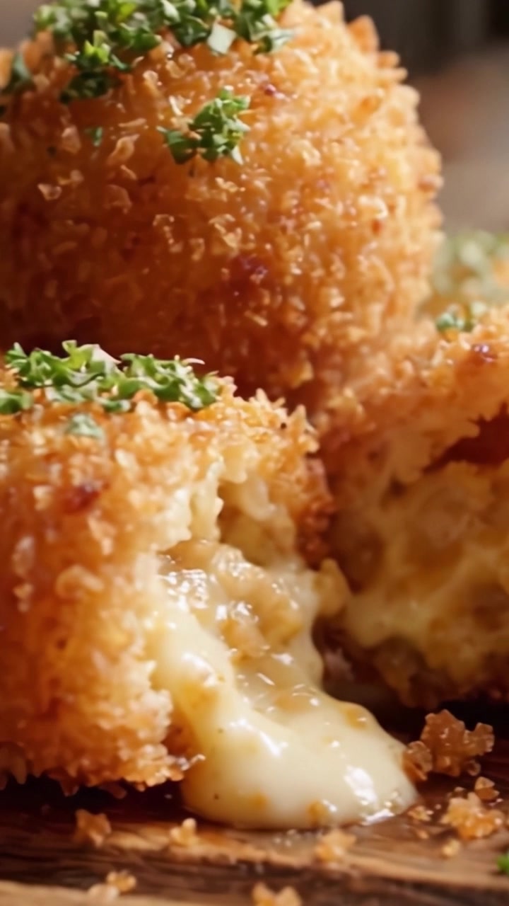 Golden Brown Fried Delights Served with Zesty Dipping Sauce: A Culinary Experience Captured in Two Frames Highlighting Texture and Flavor