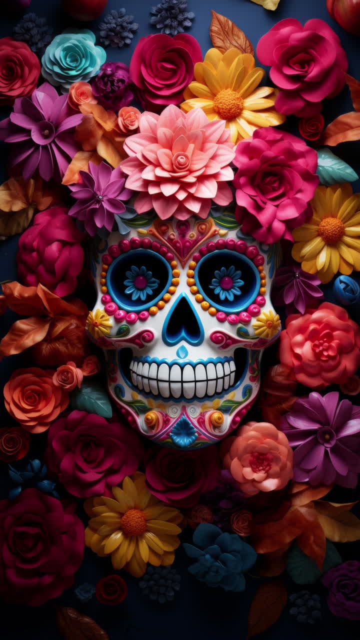 созданные конфетные черепа.