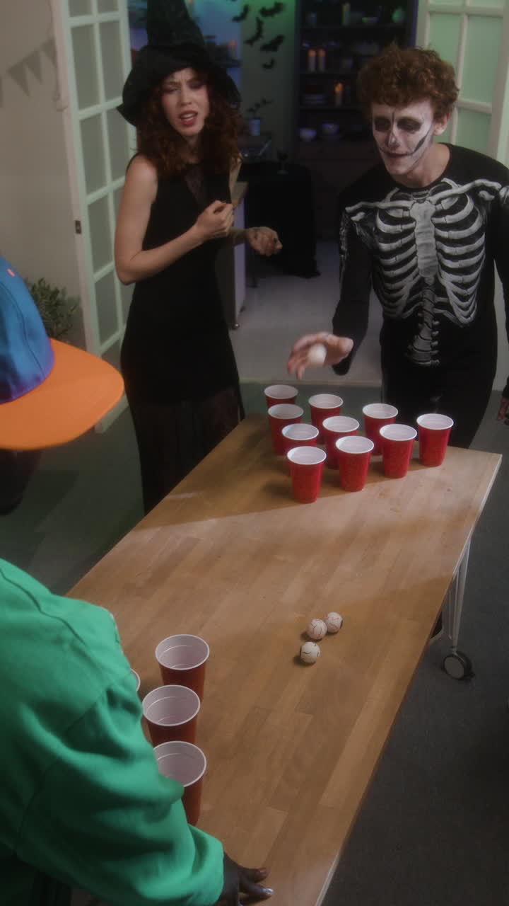 Halloween Party Beer Pong Game