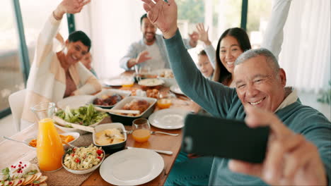 thanksgiving, wave and video call