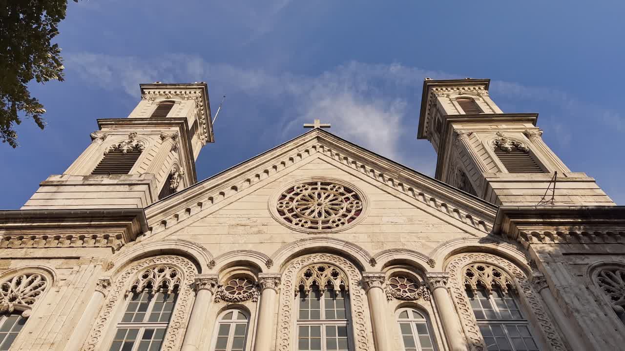 Impressive Exterior of a Historic Stone Church