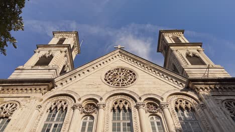 impressive exterior of a historic stone church