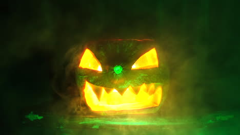 calabaza de miedo de halloween