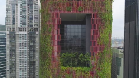 rascacielos de jardín vertical en singapur