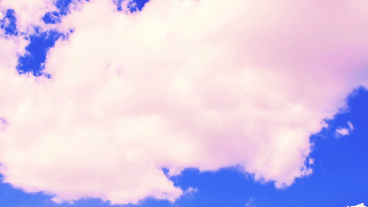 Clouds in the sky. Time lapse
