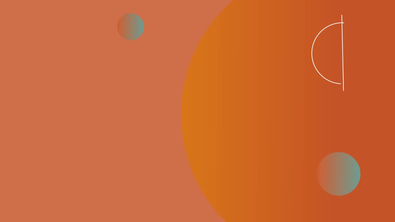 Modern Flat Motion shapes Background Animation, seamless loop