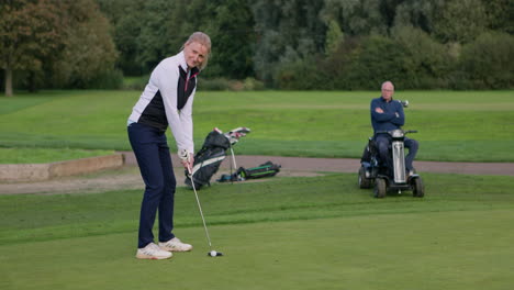 people playing golf