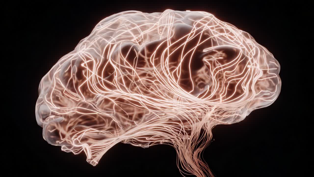 A Stunning Visualization of the Human Brain's Neural Activity: An Exquisite Display of Connectivity and Complexity Captured in Two Striking Frames, Highlighting the Intricate Wiring of Our Cognitive Processes