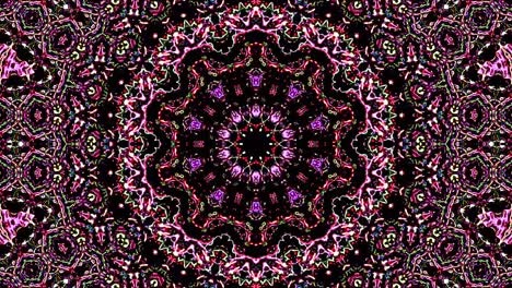 beautiful abstract kaleidoscope that shines, a radiant light that regulates the subtle movements