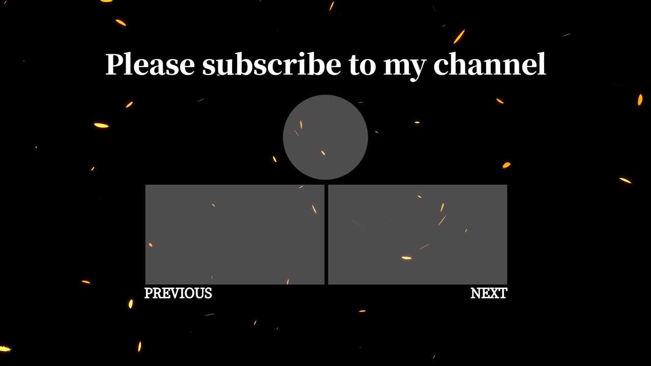 털 떨어지는 입자 끝 카드 끝 화면 모션 그래픽