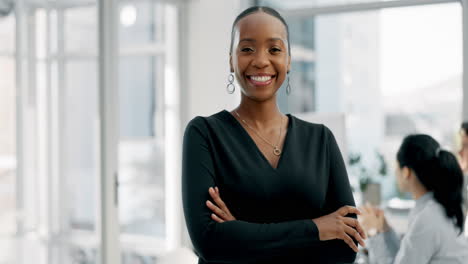 face, black woman and designer with arms crossed