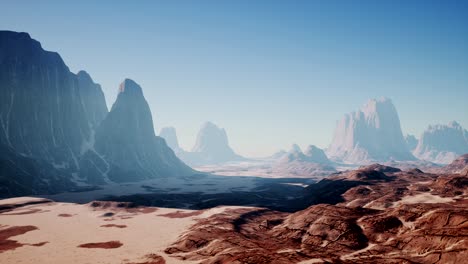 formaciones rocosas en el desierto de nevada