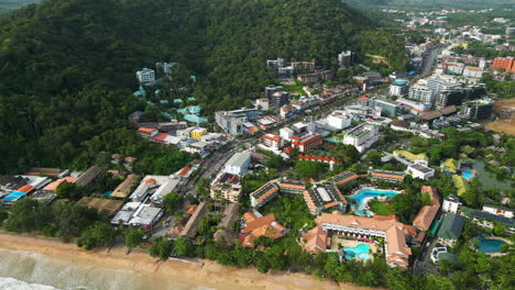 Aerial-of-Ao-Nang-in-Krabi,-Thailand