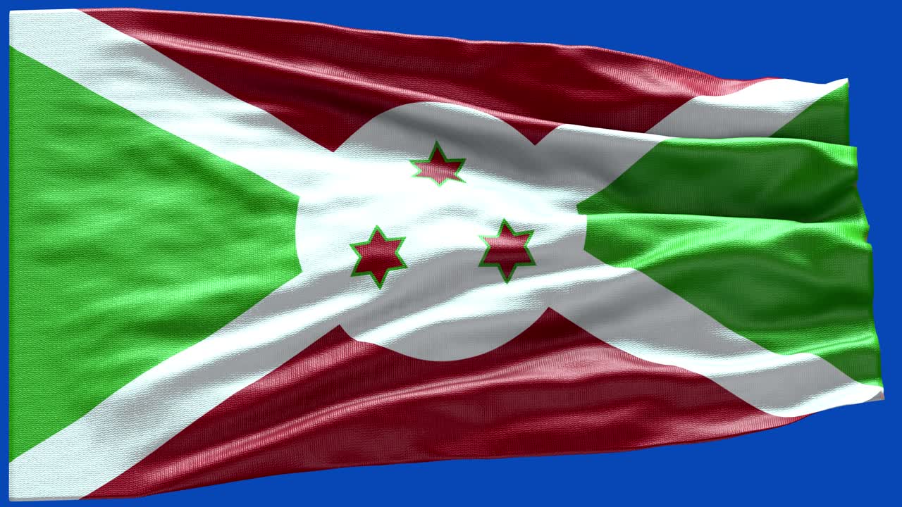 4k 매우 상세한 부룬디의 발 - 부룬디 발 높은 세부 사항 - 국가 발 부룬디 파동 패턴 루프 가능한 요소