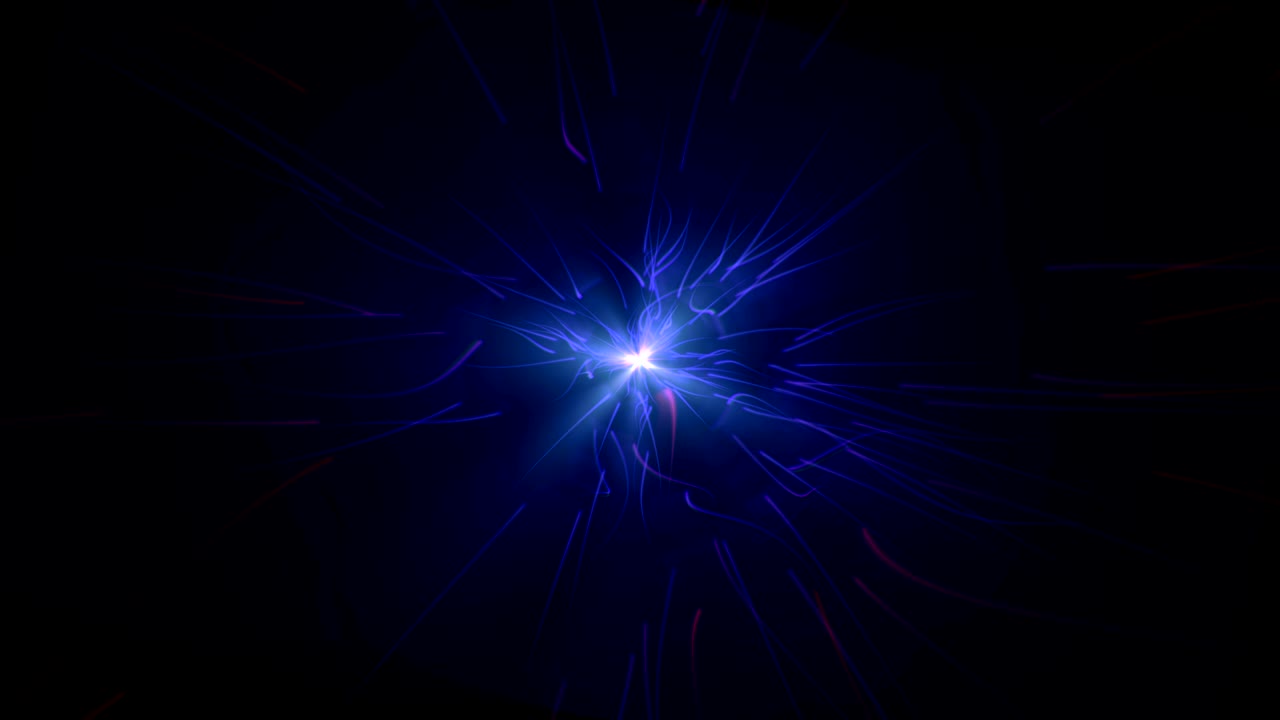 Abstract Green Radial Particle Line Background (Loopable)