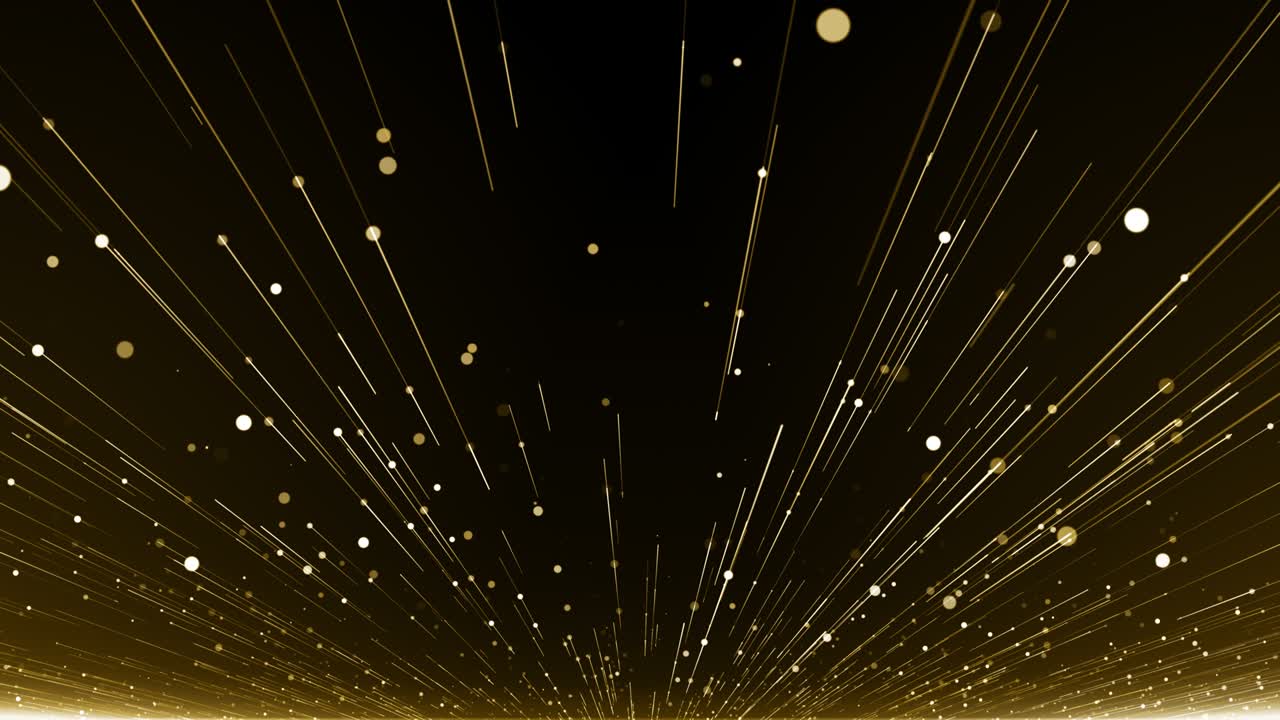 입자 금 반이는 보케상 먼지 추상적인 배경 루프