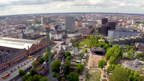 aerial copenhagen view