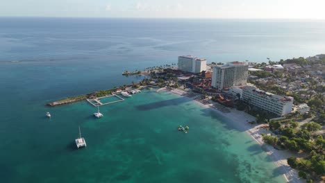 sunrise over the ocho rios harbor