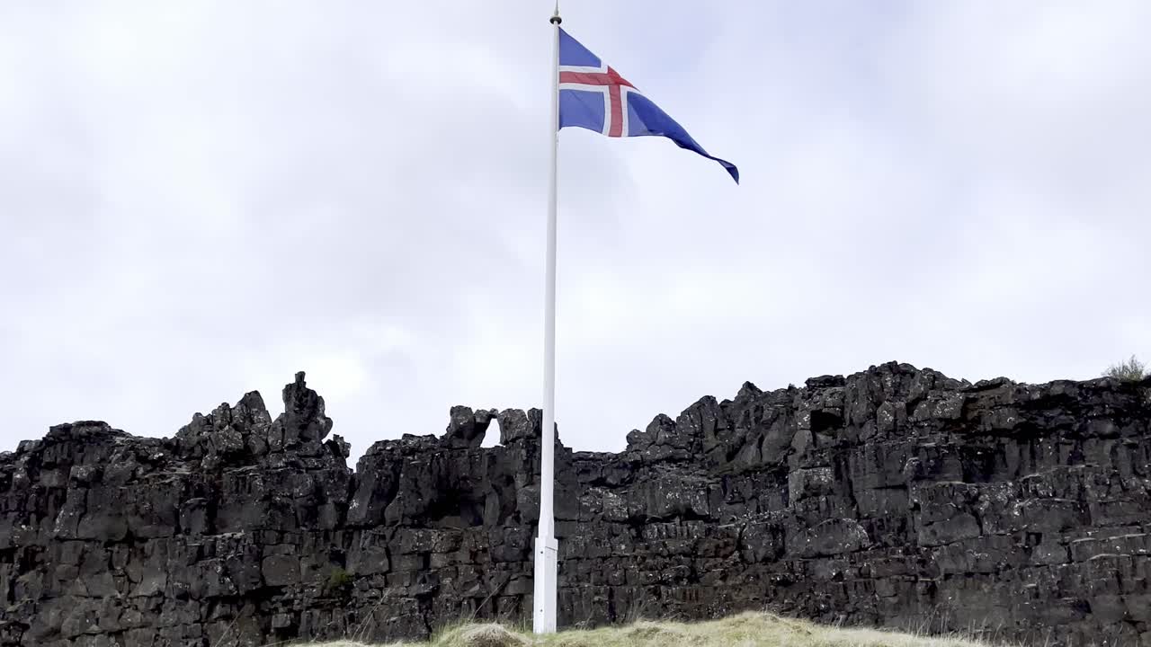 Iceland - Flag - Explore the cultural and natural treasures of Thingvellir National Park, a place where Iceland's past and present converge