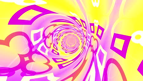 4k animated tunnel background