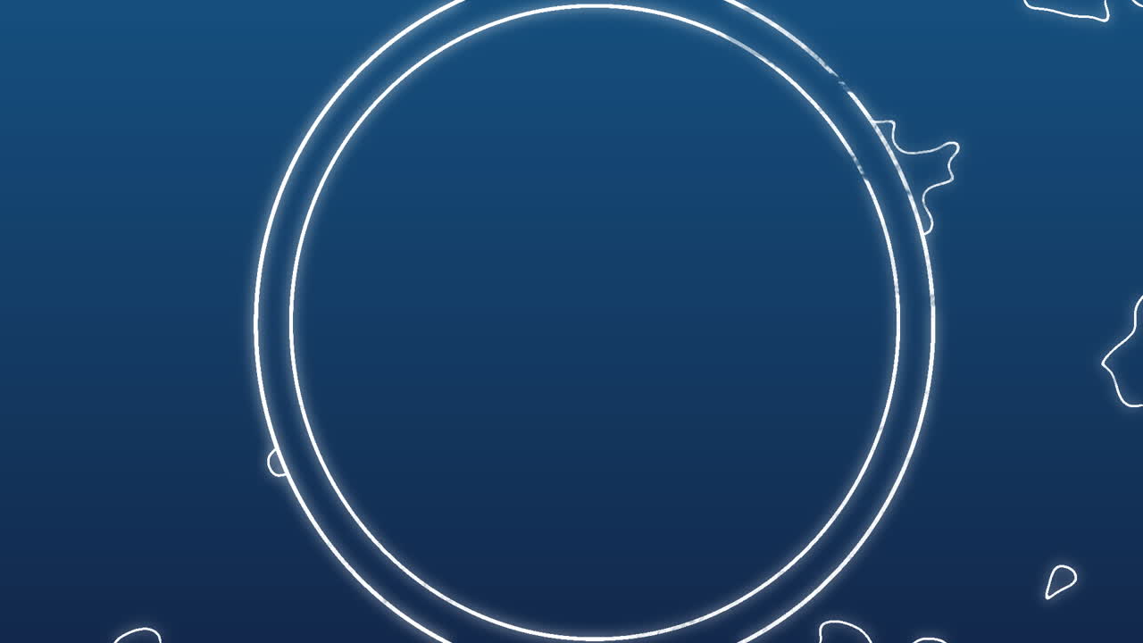 파란색과  ⁇ 색의 산 지도의 애니메이션