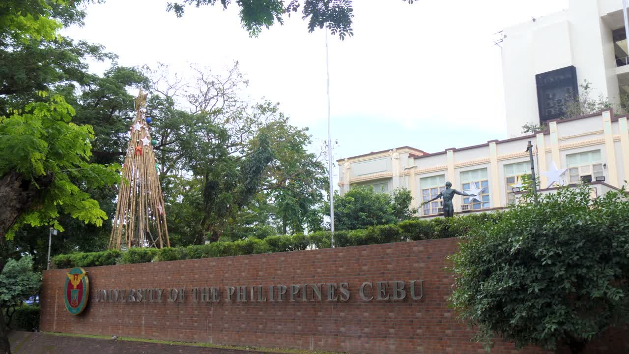 Front of University of the Philippines Cebu campus