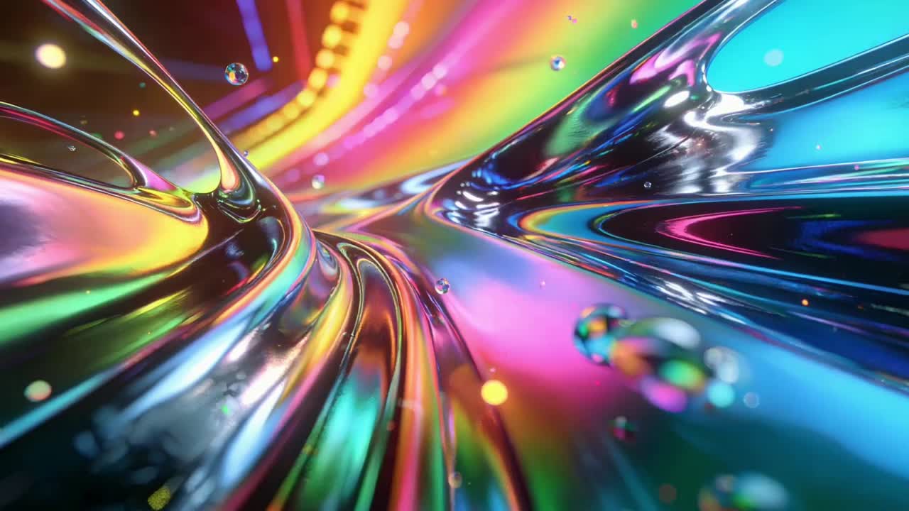 Sfondo Animato 3D Astratto Continuo