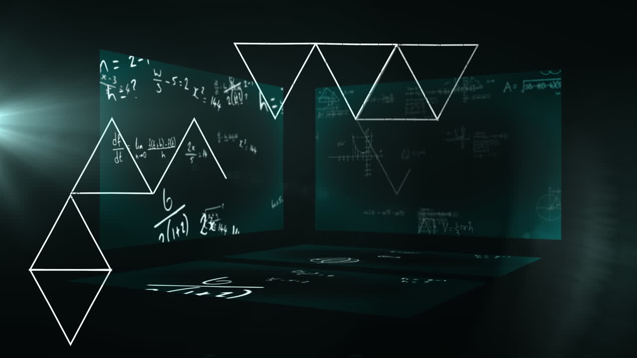 Digital video showcases global data processing and interface technology.